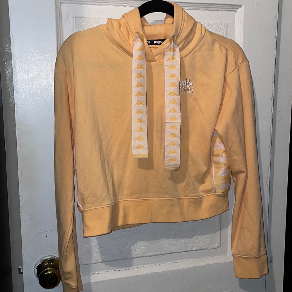 Orange Kappa crop hoodie size medium (fits a small also)